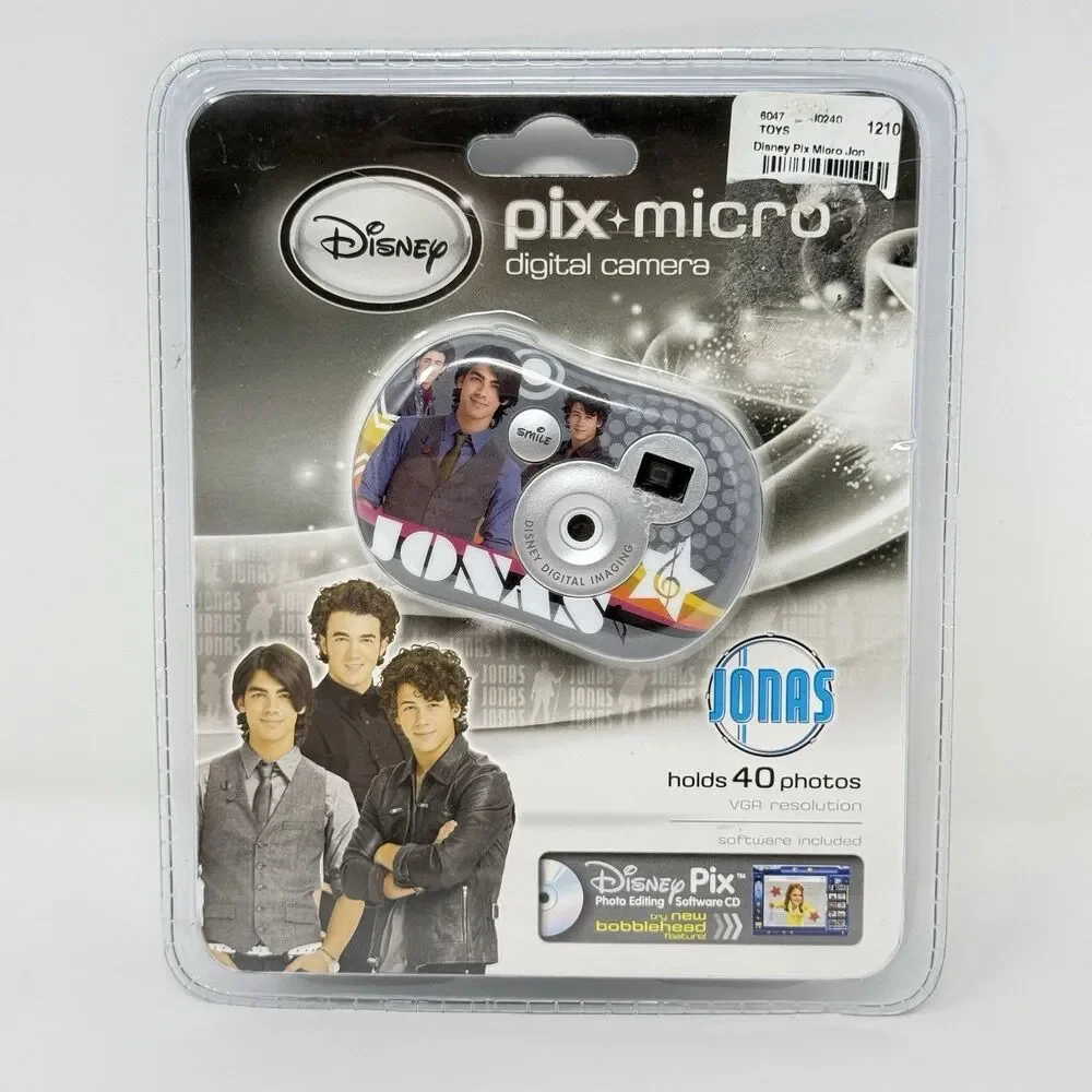 Disney Pix Micro Digital Camera Jonas Fun Collectible New